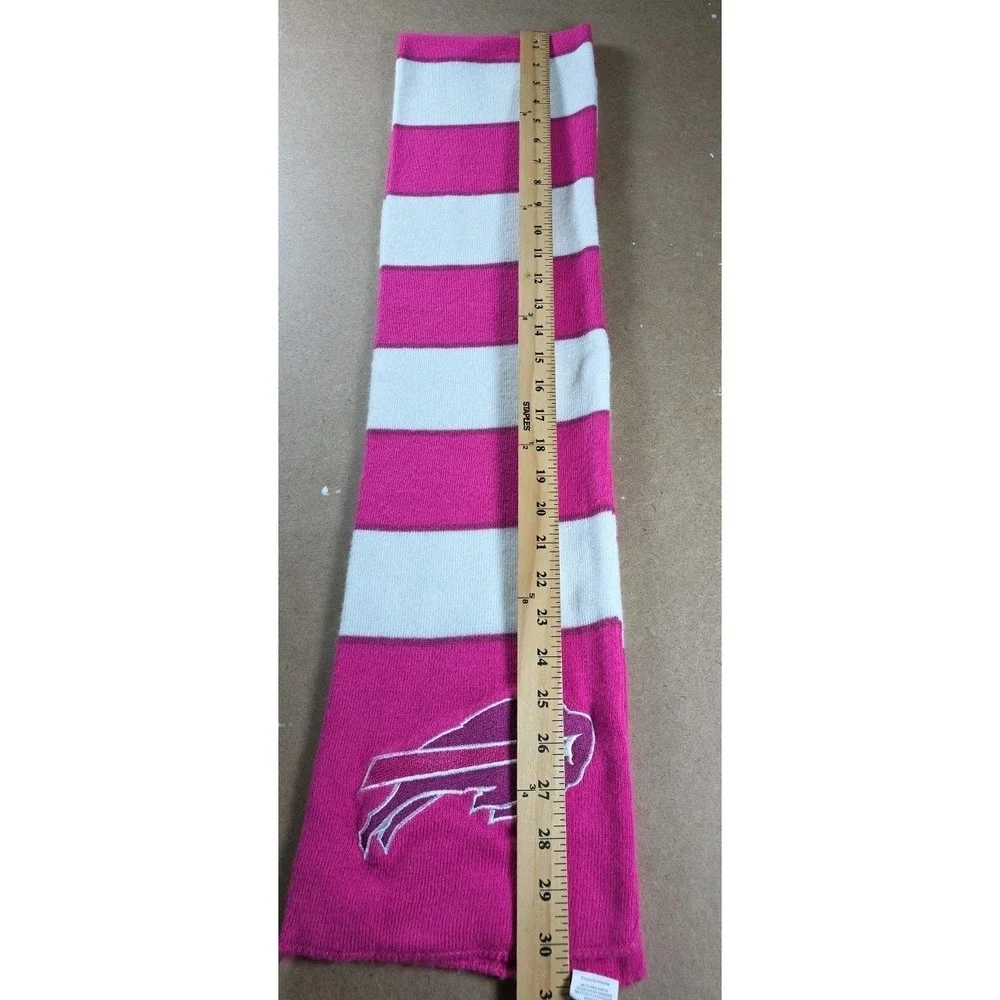Forever Collection NFL Buffalo BILLS Breast Cancer Awareness Knit‎ Scarf